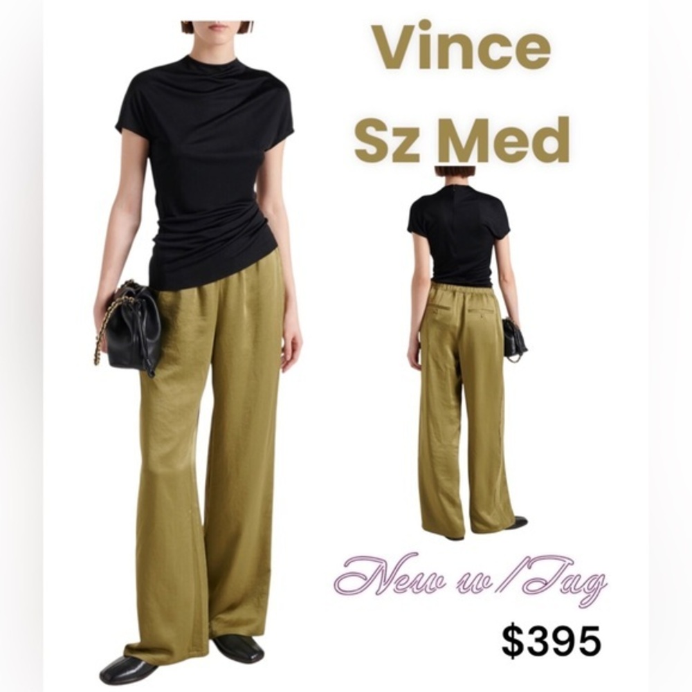Vince Wide Mid Raise Leg Pants